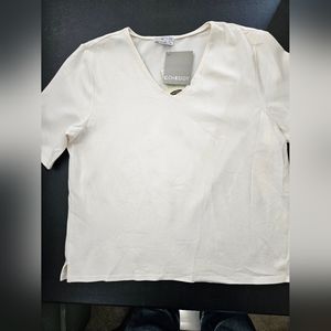 Vintage - CO & EDDY Stretch Off White Top - NWT - Size XL